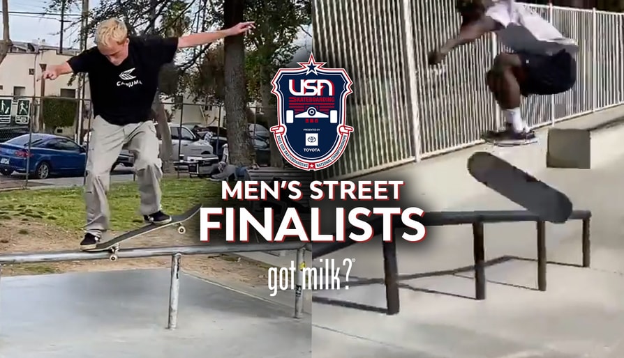 Here Are The U.S.A. Skateboarding National Championships Men's Street Finalists