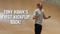 Tony Hawk's First Kickflip Back!