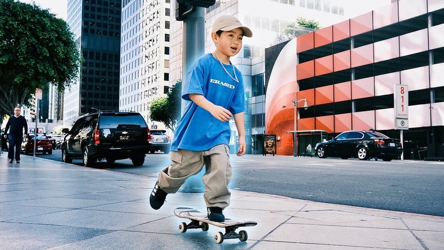 Erased Crew Skates L.A. with 6 Year Old Rita Ishizuka