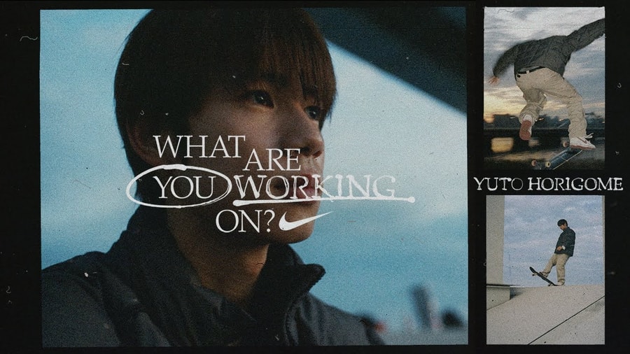 Nike SB Asks Yuto Horigome 'What Are You Working On?'