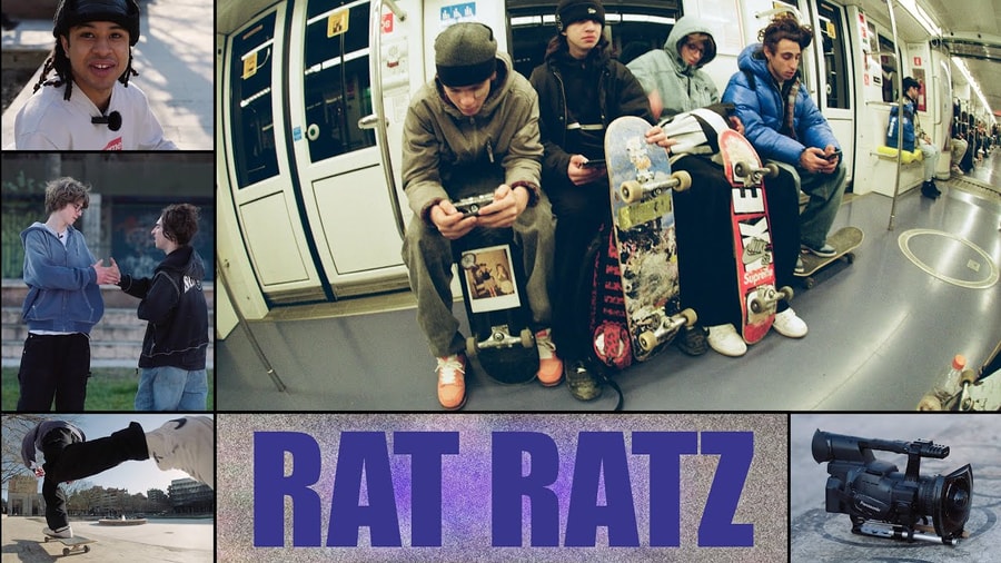 Pocket Spends a Day in Milan skating with the RAT RATZ crew