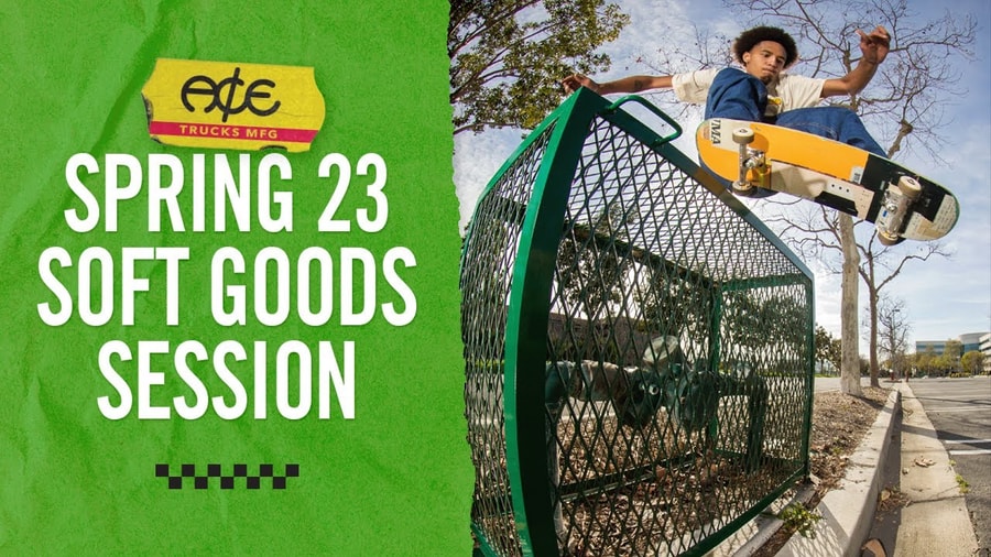 Ace Trucks Team Skate their Spring 2023 Soft Goods Collection