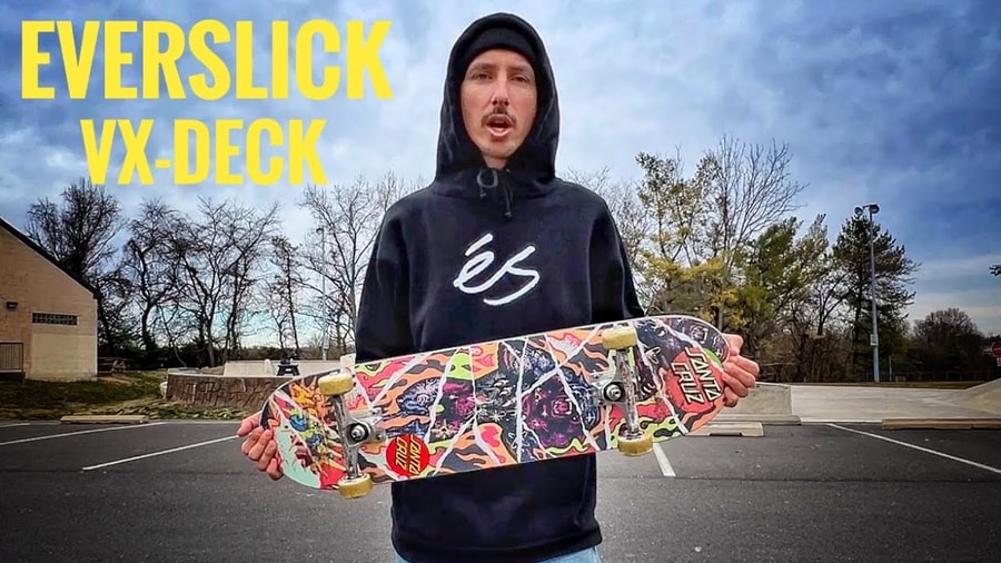Tom Asta Skates his Santa Cruz VX Everslick Deck