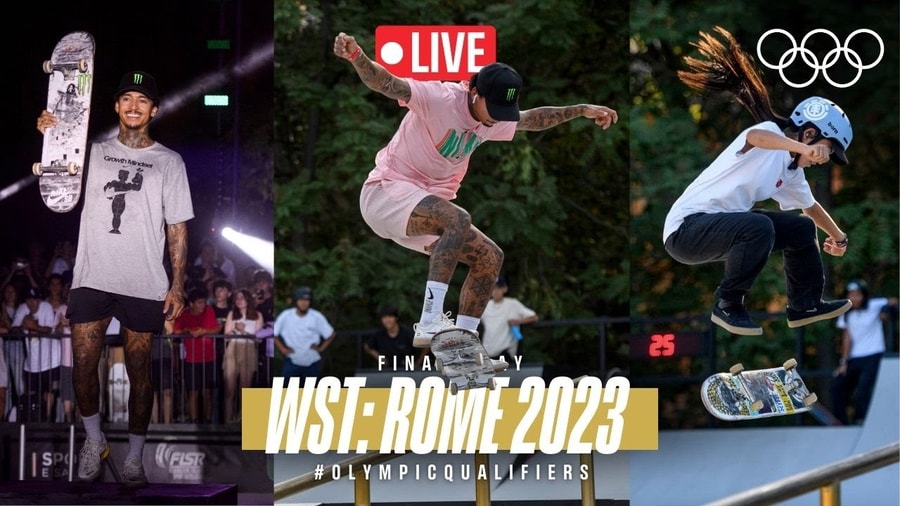 Nyjah Huston Wins World Skateboarding Tour Rome 2023