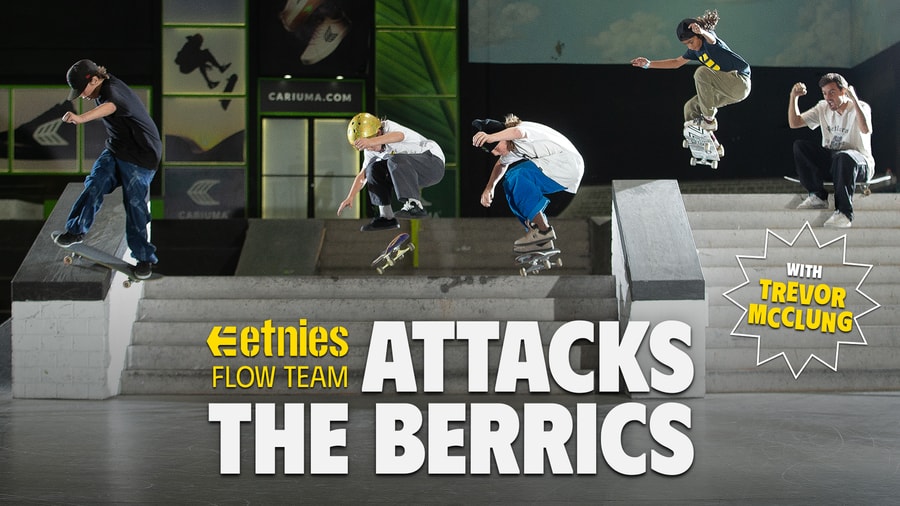 Etnies Flow Team Attacks The Berrics with Trevor McClung
