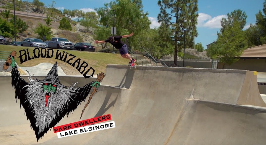 Blood Wizard Skates Lake Elsinore in 'Park Dwellers'