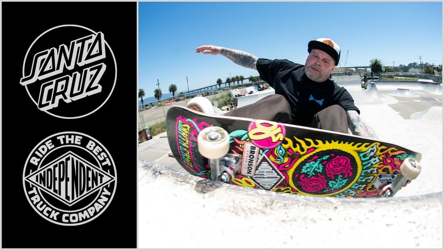 Bay Area Trippin' Independent Trucks and Santa Cruz Skateboards