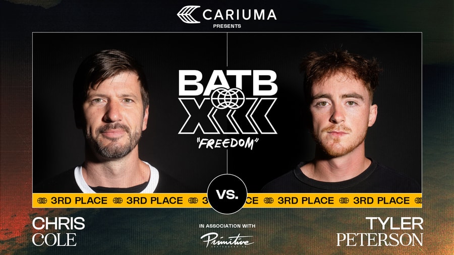 BATB 13: Chris Cole Vs. Tyler Peterson - 3rd Place - Battle At The Berrics | Presented By Cariuma