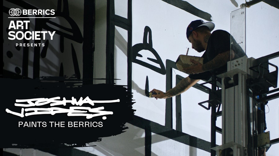 Joshua Vides Paints The Berrics | Berrics Art Society