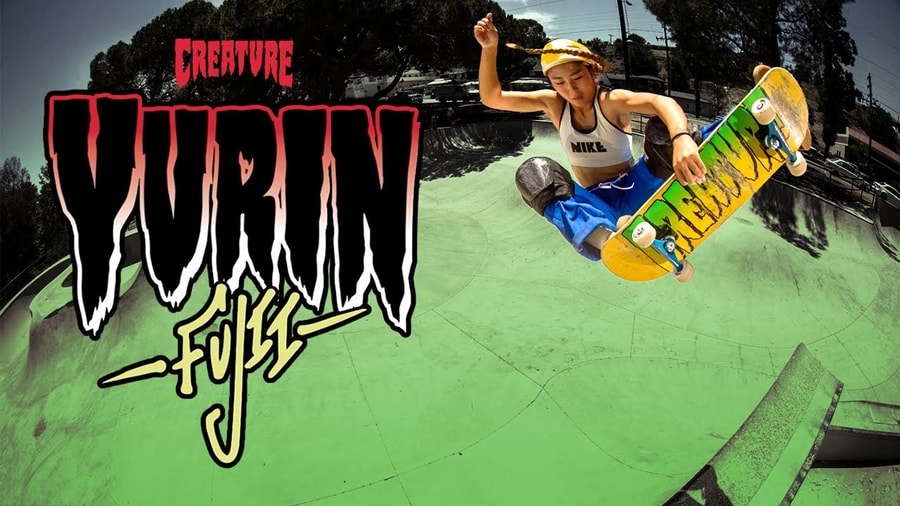 Yurin Fujii's First Part for Creature Skateboards