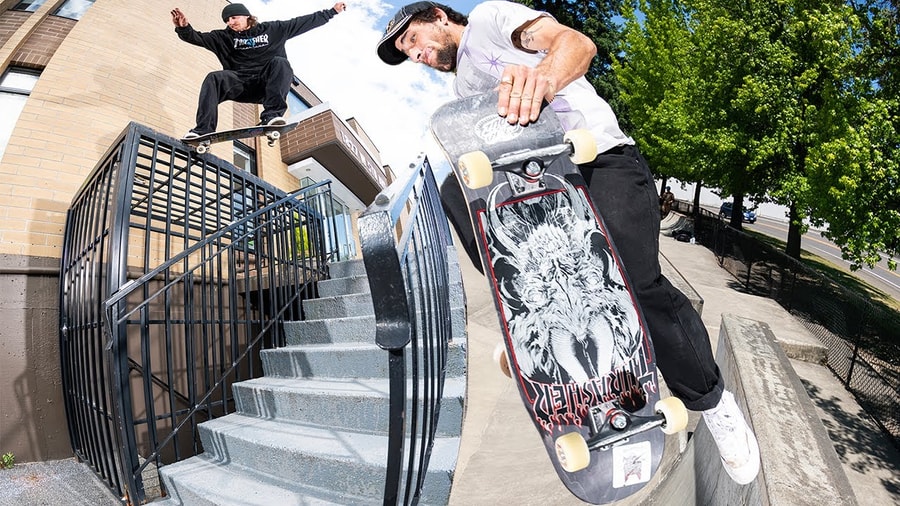 Santa Cruz Skateboards Thrashin' Thru The Pacific Northwest