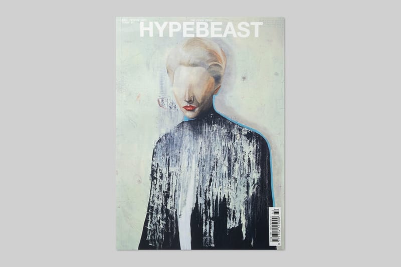 Jun Takahashi paints a portrait on the cover of 'Hypebeast Magazine #32: The Fever Issue'