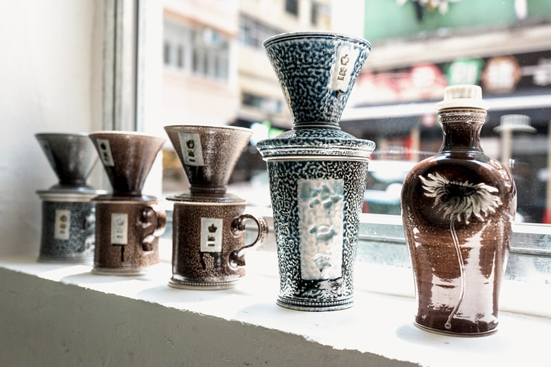 Steve Harrison Presents 'Mug-Cup: A Thirty-Year Retrospective' at THE SHOPHOUSE salt-glaze pottery mugs cups tea cups the shophouse hong kong tai hang british pottery artist 