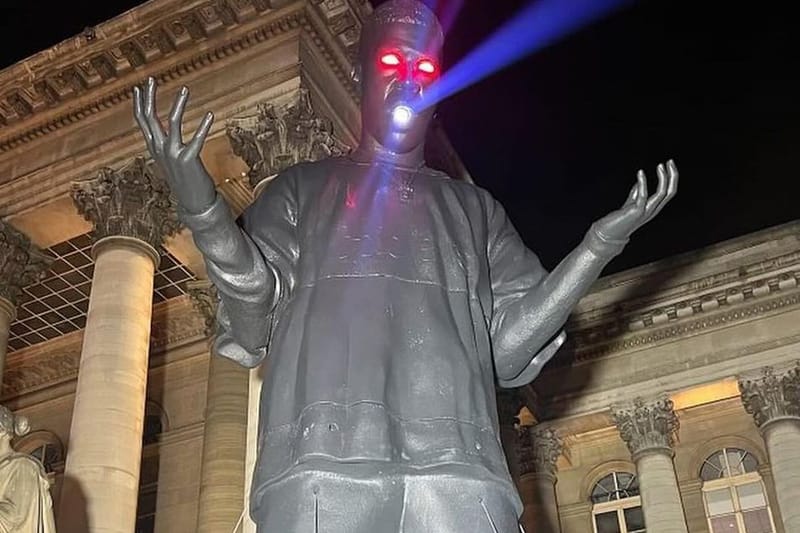 Kid Cudi Celebrates 'INSANO' With Massive Sculptures in Paris and Los Angeles