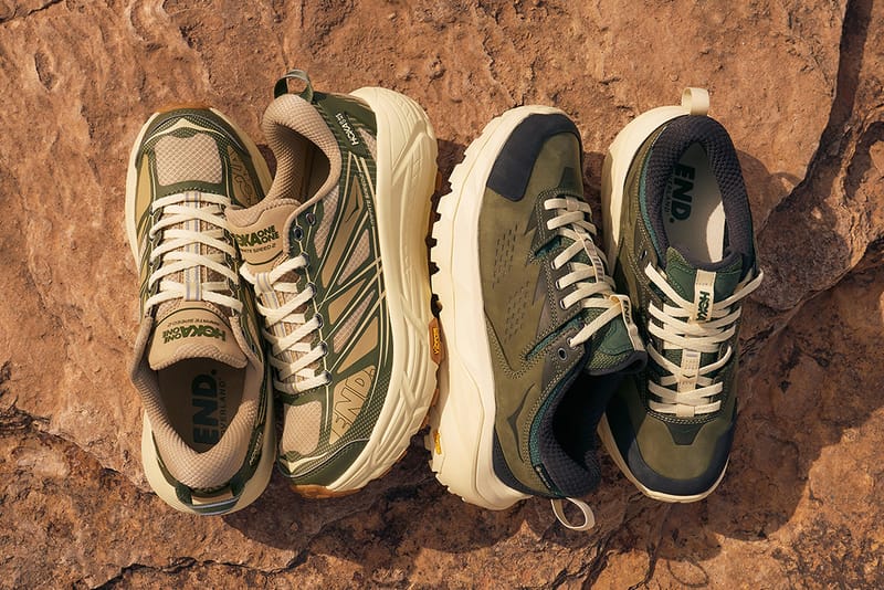 END. Debuts HOKA Partnership With Exclusive Two-Piece Capsule Inspired By Off-Road Exploration