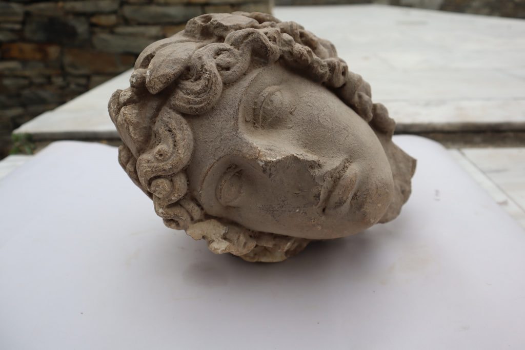 apollo bust discovery archaeology