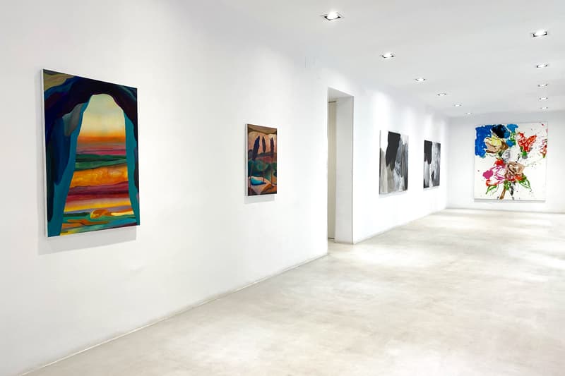 walking along colorful paths villazan group exhibition