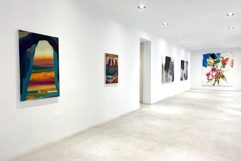 walking along colorful paths villazan group exhibition