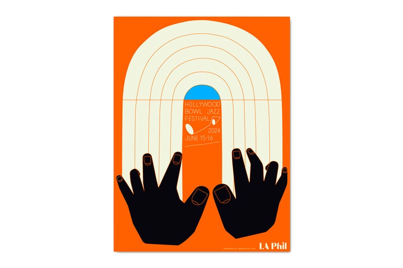 Sebastian Curi Unveils New Print for the 2024 Hollywood Bowl Jazz Festival