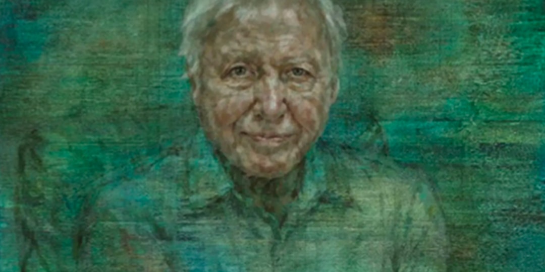 Jonathan Yeo David Attenborough Royal Society Painting 