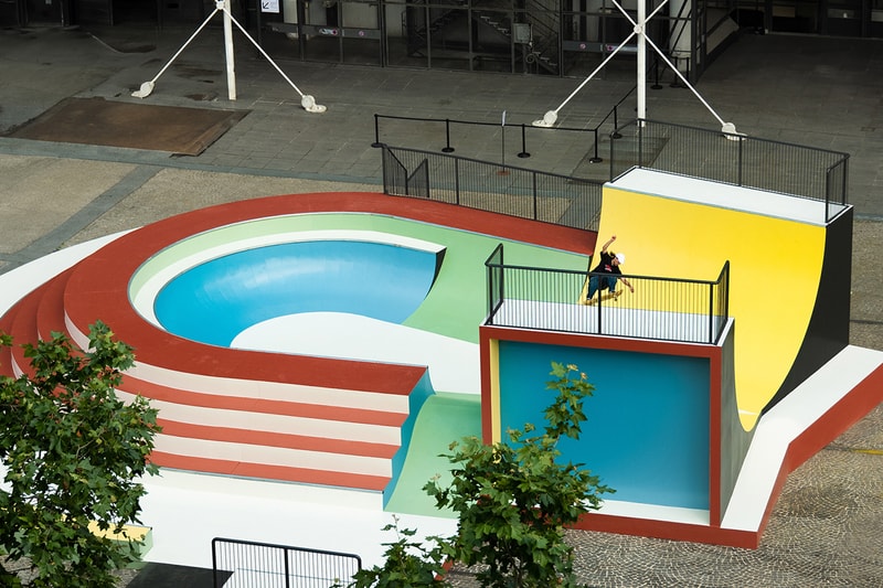 Centre Pompidou Cycloid Piazza Skatepark 2024 Olympics