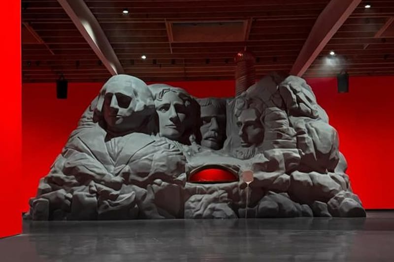 Eli Russell Linnetz Launches 'MONUMENTS' Exhibit With a Mount Rushmore Pizza Oven