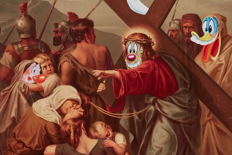 Painting Depicting Christ as a 'Looney Tunes' Character Sparks Uproar in Sydney Art Contest