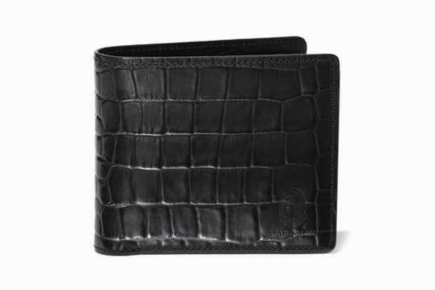 A Bathing Ape 鱷魚革紋皮夾