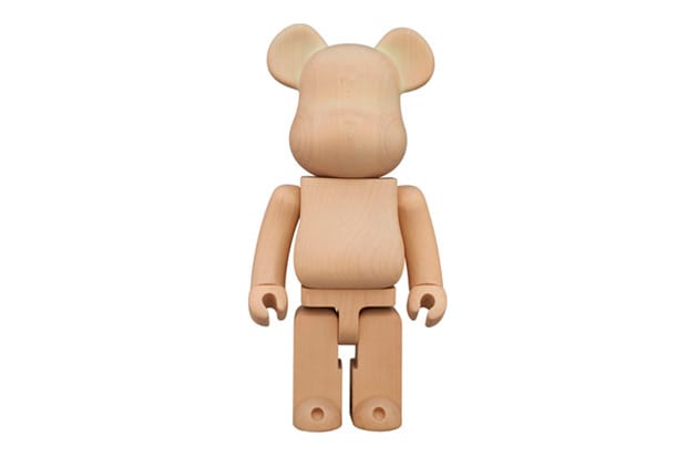 Karimoku x Medicom Toy 400% Glow-in-the-Dark Bearbrick 木製夜光版本