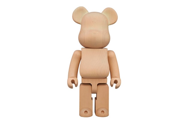 Karimoku x Medicom Toy 400% Glow-in-the-Dark Bearbrick 木製夜光版本