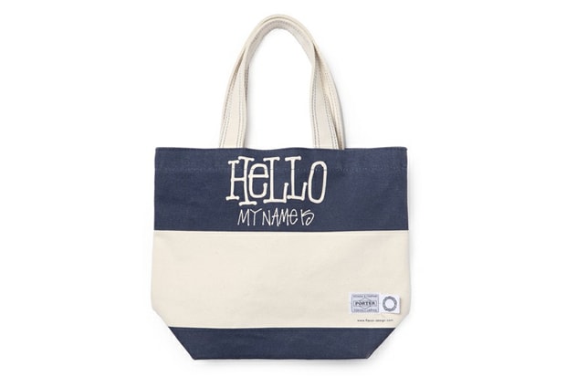 Stussy x FLAVOR. x Porter “Hello” Tote Bag