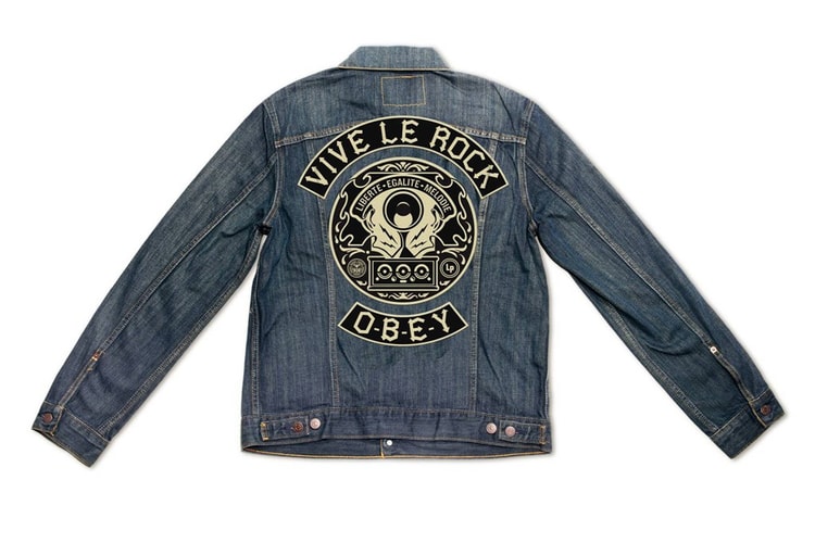 André Saraiva x Shepard Fairey x Levi’s Paris 丹寧外套