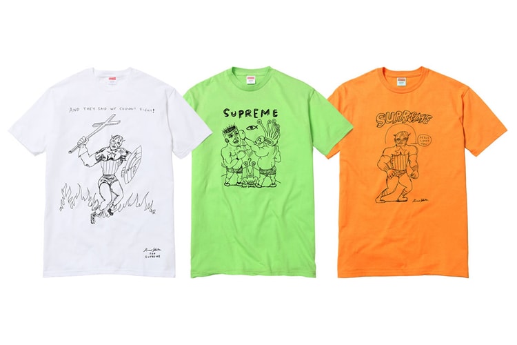 Daniel Johnston x Supreme T-shirt 系列