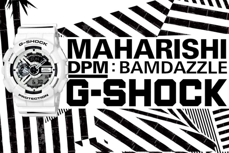 Maharishi x Casio G-Shock GA-110 "BAMDAZZLE" 條紋迷彩概念視頻