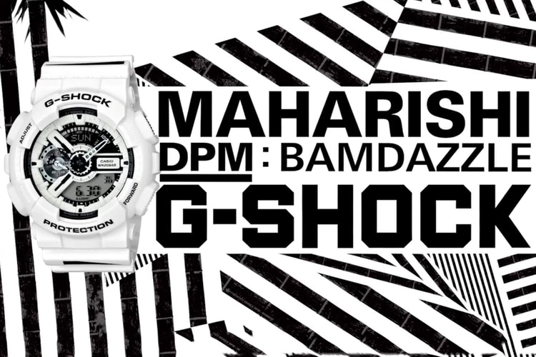 Maharishi x Casio G-Shock GA-110 "BAMDAZZLE" 條紋迷彩概念視頻