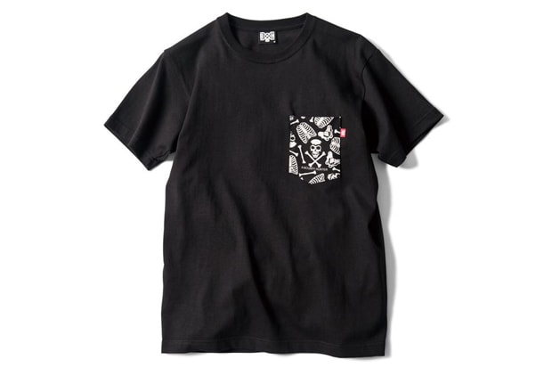 BOUNTY HUNTER BxH SKULL PATTERN 骷髏印刷口袋 Pocket T-Shirt