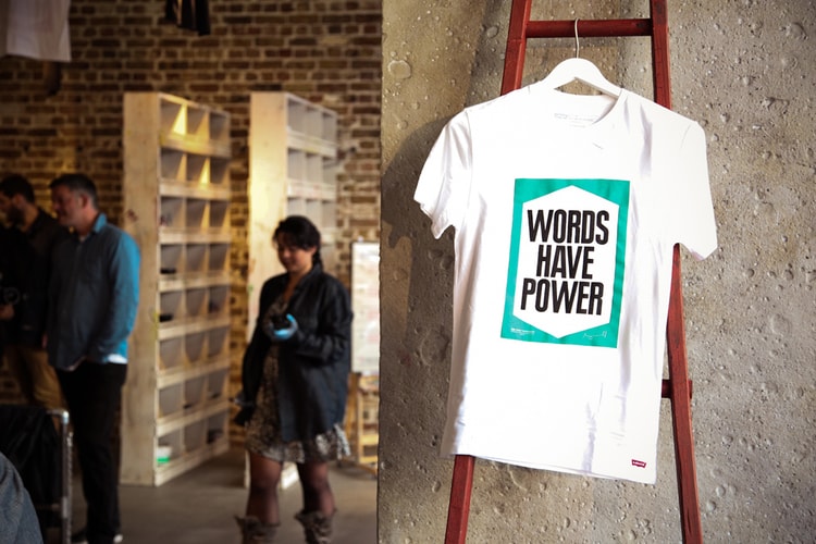 Levi’s Print Workshop in London with Anthony Burrill 工作坊