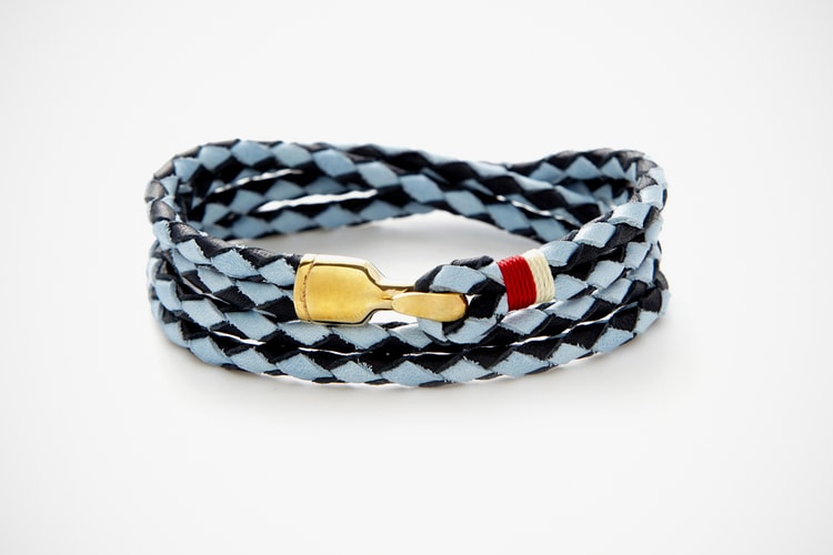 MIANSAI Trice Bracelet “Sky Blue” 皮革手帶