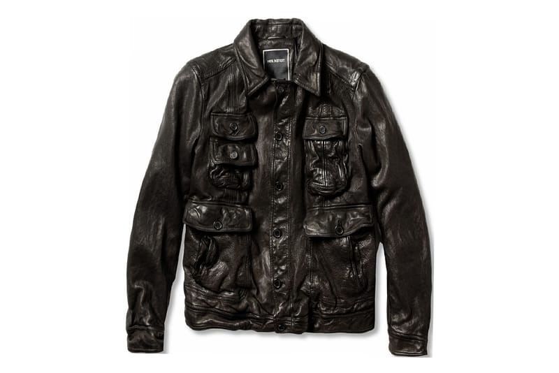 Neil Barrett Padded Textured Leather Jacket 皮革外套