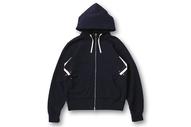 OriginalFake x Loopwheeler 2012 秋冬 SIDE X ZIP UP HOODED 連帽外套