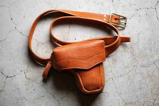 Roberu Mirrorless Compact Camera Gun Holder 皮革製相機包