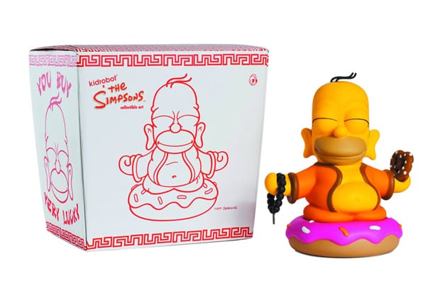 The Simpsons x Kidrobot 2012 Homer Buddha 公仔玩偶