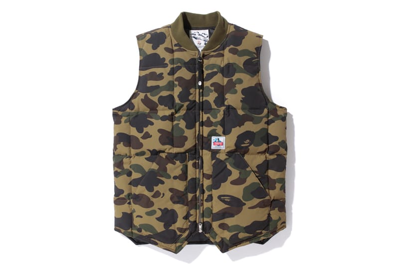 A Bathing Ape 2012 秋冬 1ST CAMO Down Vest 迷彩羽絨背心