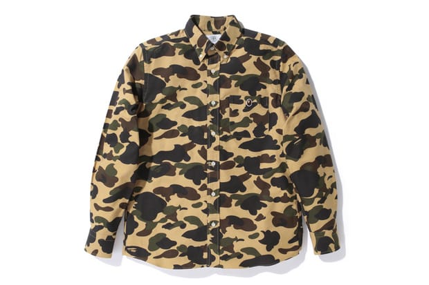 A Bathing Ape 2012 秋冬 1ST CAMO OX BD SHIRT 迷彩牛津紡襯衫