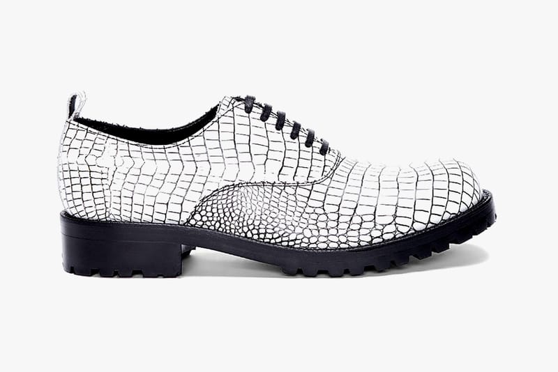 COMME des GARCONS HOMME PLUS Contrast Kip Embossed 鱷魚皮紋鞋款
