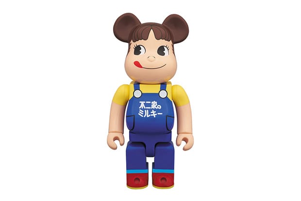 不二家 Fujiya Co. x Medicom Toy 400% 牛奶糖牛奶妹 Peko-Chan Bearbrick