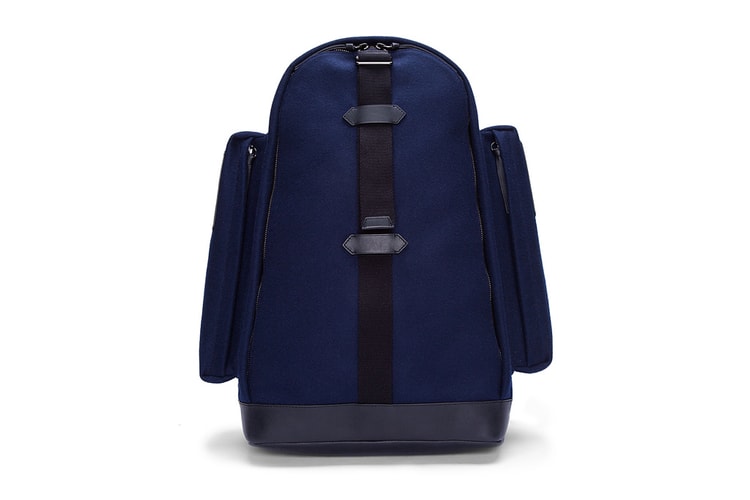 Givenchy Navy Felt and Leather Backpack 背包