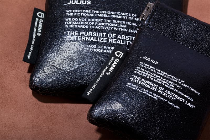 JULIUS x GARNI 2012 10 週年限定聯乘別注系列
