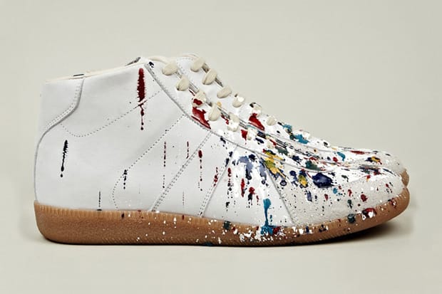 Maison Martin Margiela 2012 秋冬七彩顏料潑墨鞋款