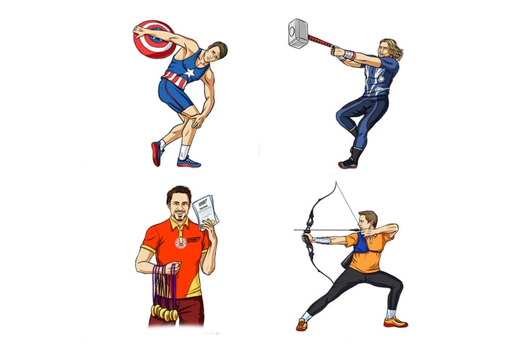 如果 《The Avengers 復仇者聯盟》成員參加倫敦奧運 Olympics 將會是?